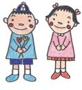 イメージキャラクター つなーぐ君とつなガールちゃん